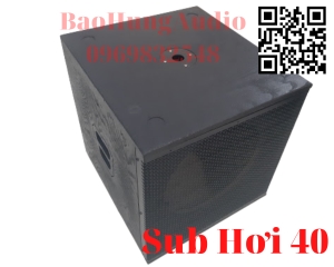 Vỏ thùng loa sub hơi 40 ván ép loại tốt, sơn sần chống trầy chống nước, chống bám bụi. Hàng mẫu đẹp chắc chắn bền bỉ.