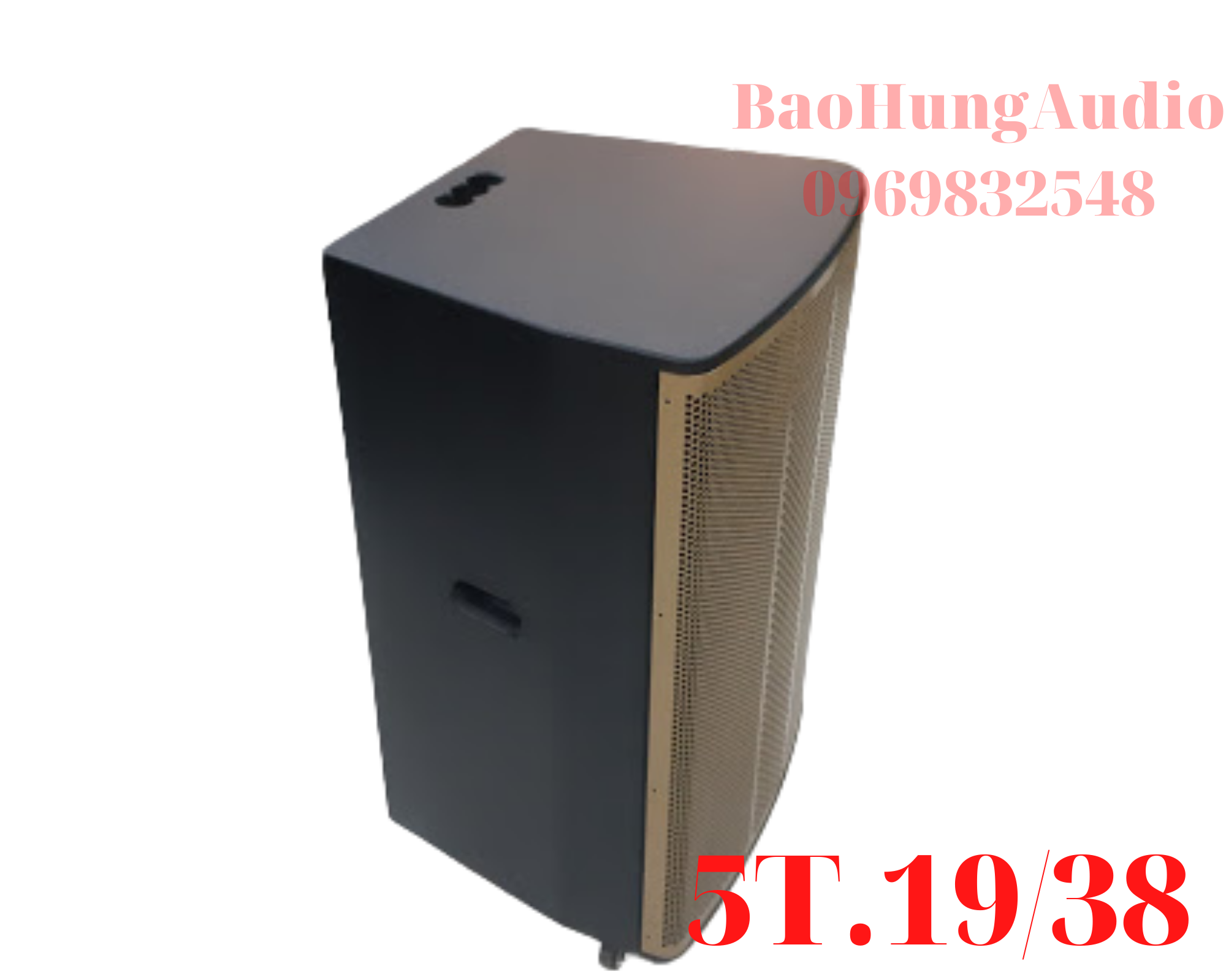 Vỏ thùng loa kéo 50 đơn 3Way, sơn sần chống trầy hàng đẹp, hộc mạch hậu 19/38 hàng đẹp chắc chắn.